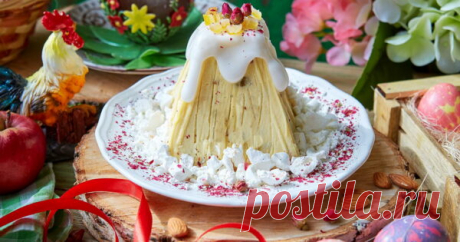 Традиционная пасха по старинному рецепту из молока, сметаны и яиц Творожная Пасха — это традиционное русское блюдо из молока, сметаны, сливочного масла, с добавлением яиц, ванили и сухофруктов. Последние являются символом благополучия и процветания. Русская Пасха готовится раз в год на одноименный праздник. Готовим настоящую пасху из молока, сметаны и яиц...