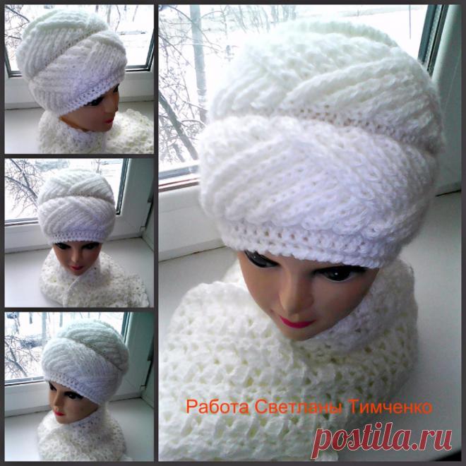 Красивая шапочка от Светланы Тимченко