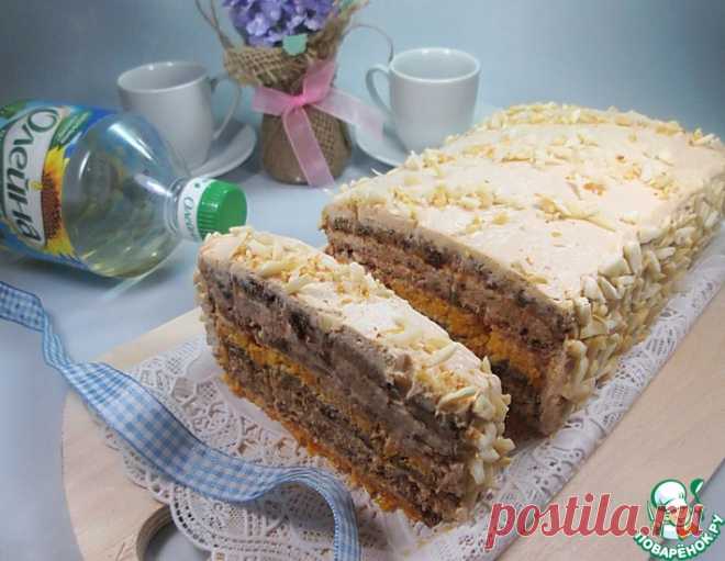 Торт с кремом из ряженки 
