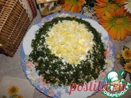 Блинный торт &quot;Селедочное удовольствие&quot; - кулинарный рецепт