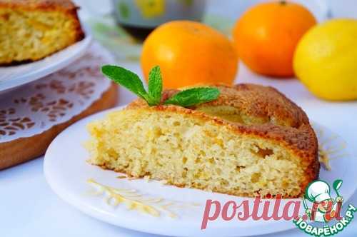 Мандариновый пирог - кулинарный рецепт