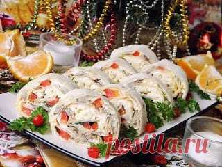 Самые вкусные рецепты: Рулет из лаваша