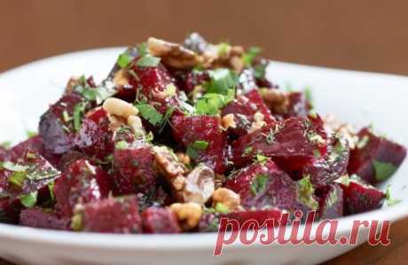 РЕЦЕПТЫ САЛАТОВ ИЗ ЗИМНИХ ОВОЩЕЙ: СВЕКЛА