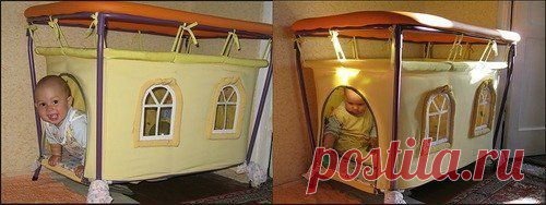 (+1) тема - Домик-манеж | СДЕЛАЙ САМ!