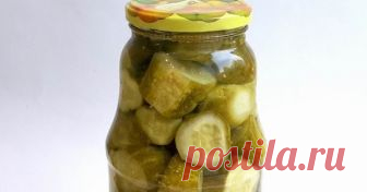 Огурцы по-фински Не знаю - каким боком здесь финны, но у меня этот рецепт записан с таким названием :-) Сделала эти огурчики первый раз в прошлом году - съел...