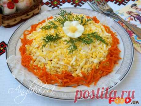 Салат с курицей и корейской морковью - Кулинарные рецепты на Food.ua