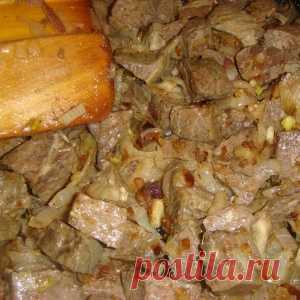 Легкие с луком по-грузински