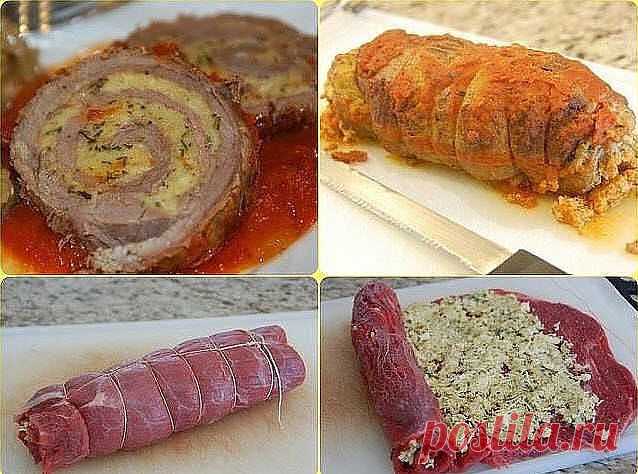 6  ВКУСНЮЧИХ  МЯСНЫХ РУЛЕТОВ НА НОВОГОДНИЙ СТОЛ