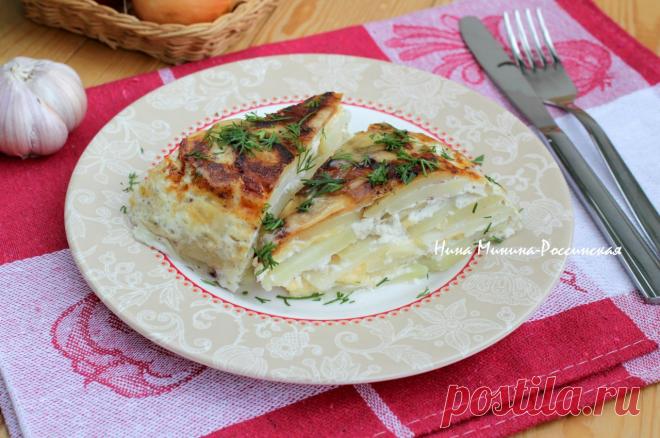 Картофельная запеканка в мультиварке | Русская кухня