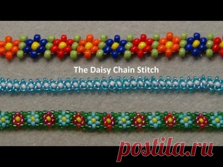 Beaded Daisy Chain Stitch Tutorial