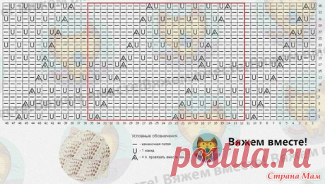 Ажурный диагональный узор для рубашки-поло - Вязание - Страна Мам