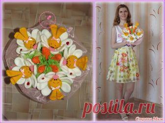 .. Букет ромашковых зайчиков к юбилею любимой племянницы - Игрушки своими руками - Страна Мам