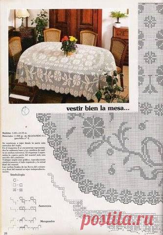 овальная скатерть.