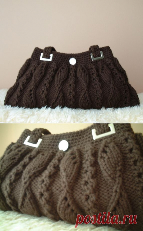 Knitted bag in brown от Sisoibags на Etsy