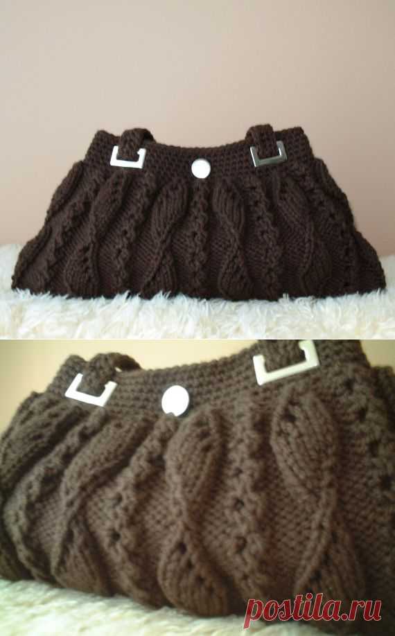 Knitted bag in brown от Sisoibags на Etsy