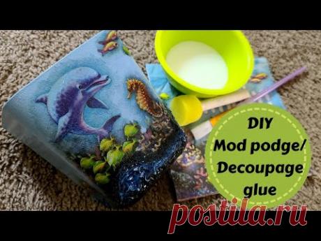 Craft hacks, tips and tricks/Homemade Mod podge/ Homemade decoupage glue