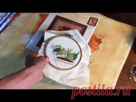 184. Вышивка Крестом. Ланарте Африканская Женщина и другие процессы