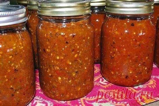 Аджика из кабачков 