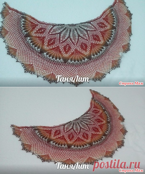 Шаль пелерина "sweet dreams" - Вязание - Страна Мам