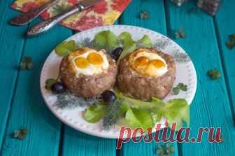 Гнезда из фарша. Эффектно и эффективно | Хрумка со вкусом | Яндекс Дзен