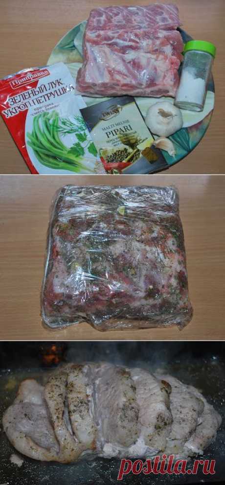 Home cooking - Домашняя кухня : Свиной карбонад запечённый в &quot;рукаве&quot;