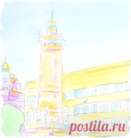 Омск | Акварель | Персональная именная сказка | Лес Солнца | Lessolnca.ru