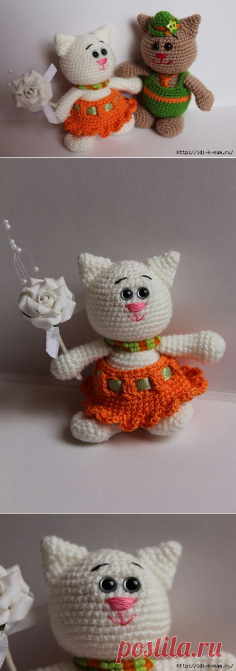 вязаные котики.КРЮЧОК