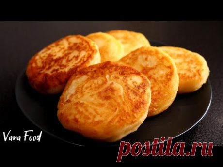 Картофельные оладьи с сыром
