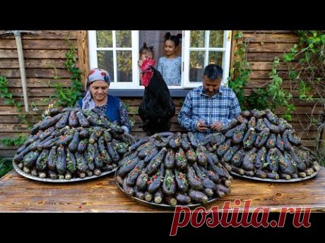 Рецепт Фаршированных Баклажанов Которые Хранятся на Целый Год