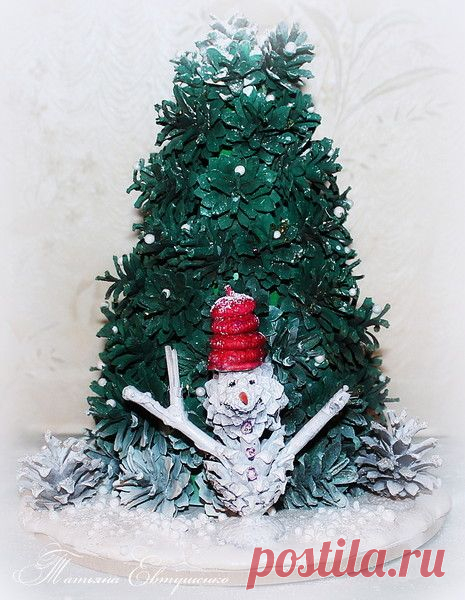 Ёлочка из шишек - БЕСЕДКА - Группы Мой Мир