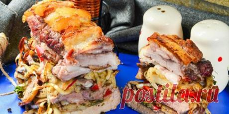 Такого блюда я еще не ела: в гостях попробовала вкусное и красивое слоеное мясо. Выпросила рецепт!