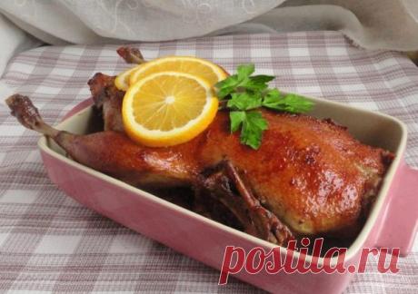 Рождественский гусь с яблоками - пошаговый рецепт с фото на Повар.ру