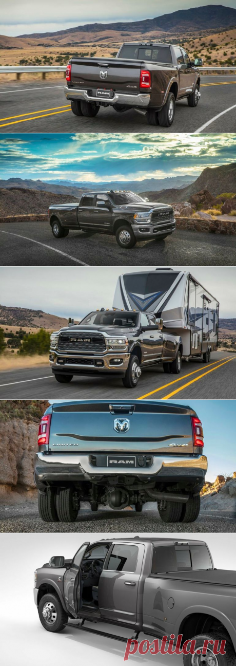 Новый грузовой пикап Dodge Ram 3500HD - с максимальным крутящим моментом 1354 Нм.