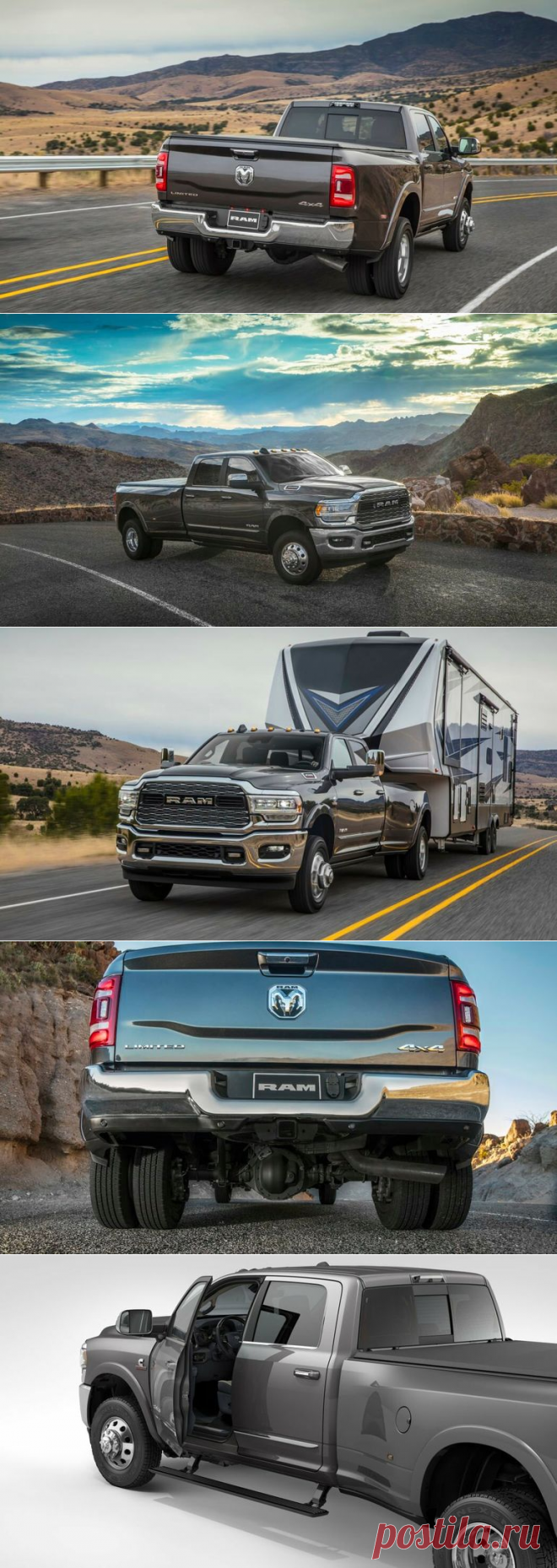 Новый грузовой пикап Dodge Ram 3500HD - с максимальным крутящим моментом 1354 Нм.