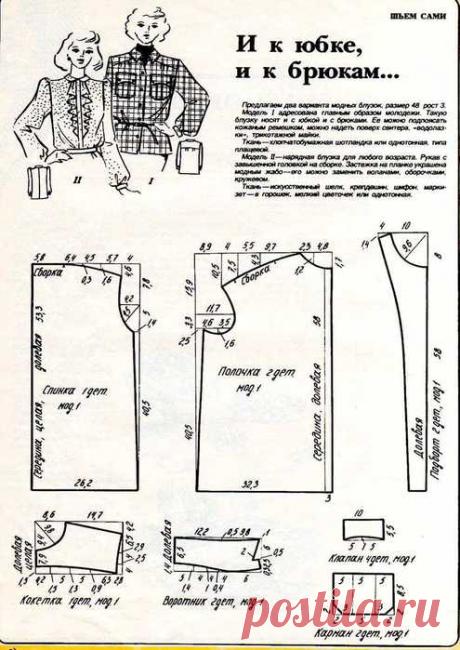 Моделирование блузок
