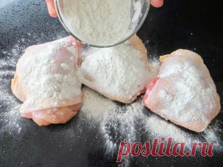 Жареная курица в крахмале | Дневник фудблогера | Яндекс Дзен