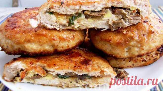 Фаршированные яично-грибной начинкой зразы » Вкусно и полезно
