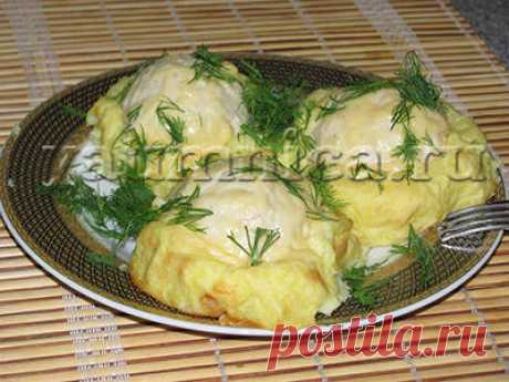 Куриные котлеты в картофельных гнёздах рецепт