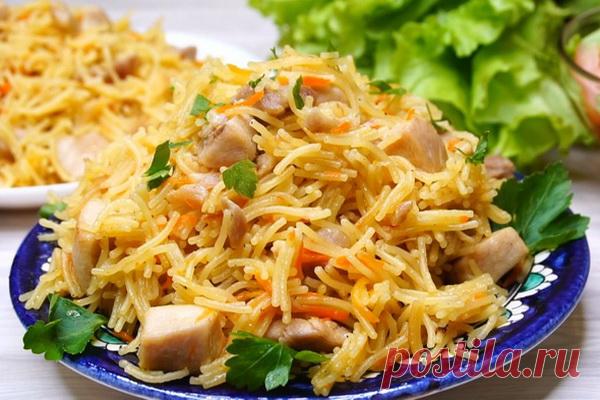 Как приготовить плов из вермишели – пошаговый рецепт