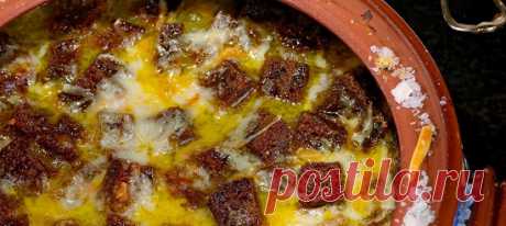 Чаудер с бородинскими сухариками