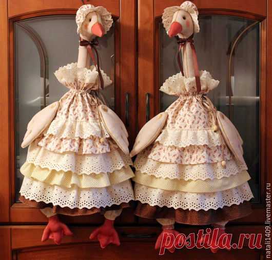 Купить пакетница Гусь-пакетница - пакетница, Пижамница, кухня, кухонный интерьер, для дома и интерьера