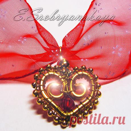 Колье: КОКЕТКА / JILT Коллекция: ГНОМЫ - СОКРОВИЩА - ВАЛЕНТИНКИ / GNOME - TREASURES - VALENTINE Автор: Elena Srebryanskaya / Елена Сребрянская / ES Бренд: Elf Silvery / Эльф Серебристый