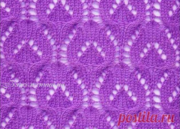 10 летних узоров со схемами которые наверняка вам пригодятся | Вяжем Спицами с Галиной | Дзен