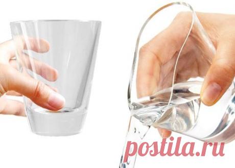 Стеклянный стакан из магического силикона