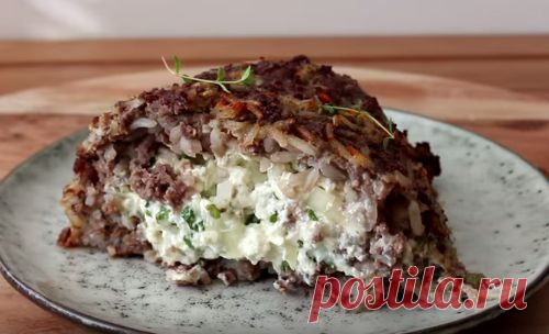 Греческий мясной рулет