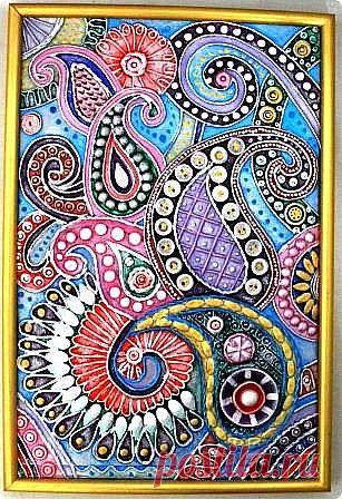 Пейсли.Пейп-арт.Мастер-класс. | Страна Мастеров