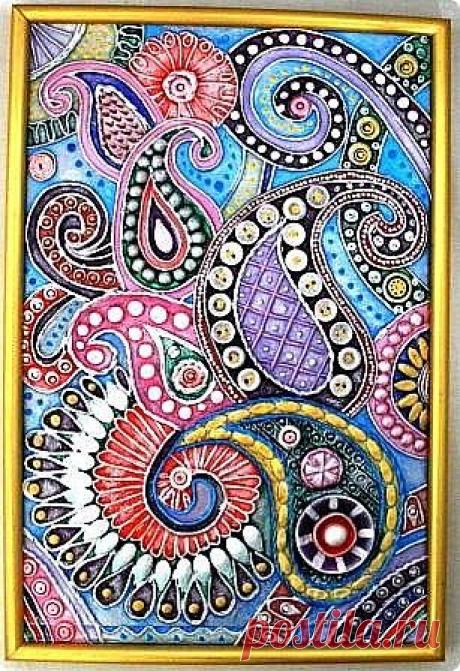 Пейсли.Пейп-арт.Мастер-класс. | Страна Мастеров