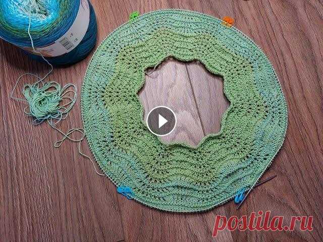 Летнее платье спицами из Yarn Art Flowers с ажурной кокеткой Всем привет! Меня зовут Елена В этом видео вяжу летнее платье из Yarn Art Flowers с ажурной кокеткой на размер 42-44 Схему кокетки можно посмотреть ту...