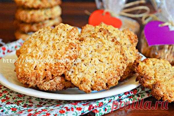 Печенье из овсяных хлопьев, рецепт, очень вкусное | Легкие рецепты