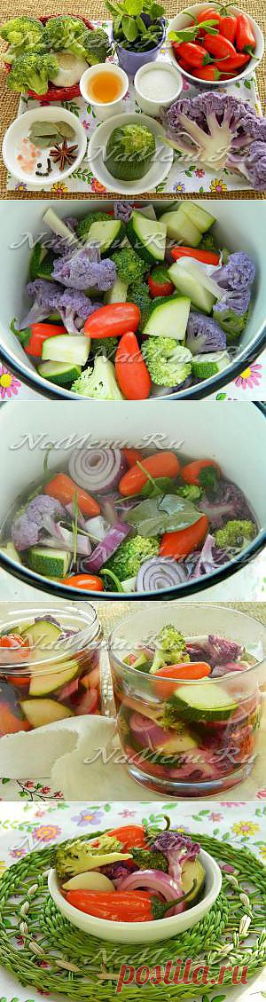 Закуска из маринованных овощей
